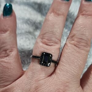 Elegant Black Stone Ring